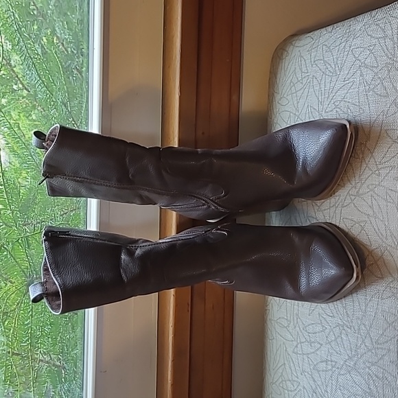 Asos dark brown pointy cowboy boot - Picture 3 of 11